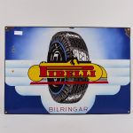 1434 6001 ENAMEL SIGN